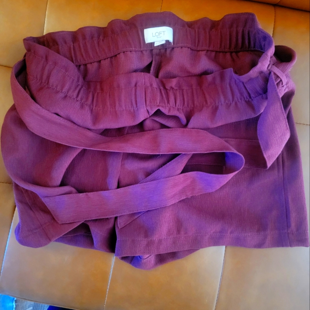 Loft soft shorts with tie
